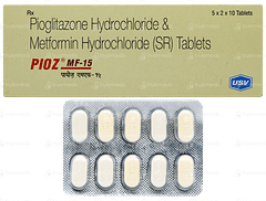 Pioz Mf 15 Tablet 10