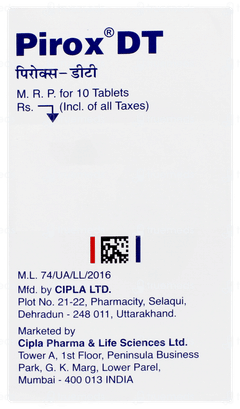 Pirox Dt Tablet 10 Pirox Dt Tablet 10
