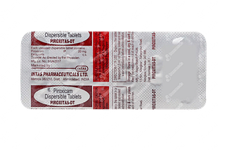 Piroxitas Dt 20 MG Tablet 10