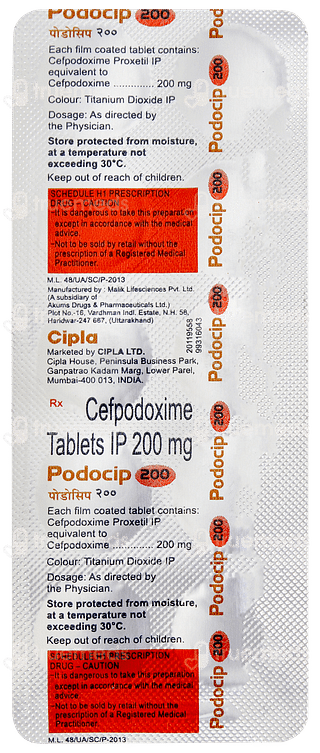 Podocip 200 Tablet 10