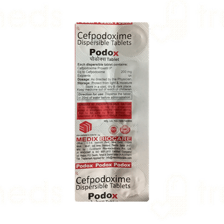Podox 200 MG Tablet 10