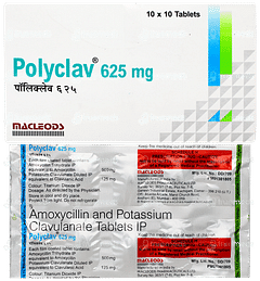 Polyclav 625mg Tablet 10