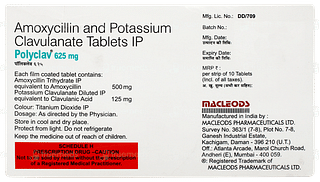 Polyclav 625mg Tablet 10