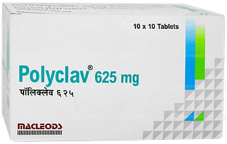 Polyclav 625mg Tablet 10