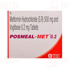 Posmeal Met 0.2/500 MG Tablet Sr 10 Posmeal Met 0.2/500 MG Tablet Sr 10