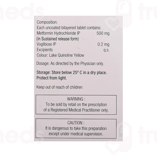 Posmeal Met 0.2/500 MG Tablet Sr 10