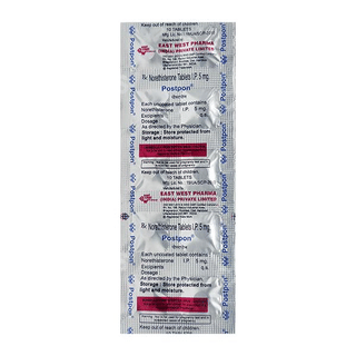 Postpon 5 Mg Tablet 10