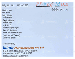 Ppvog M 0.2 Tablet 10 Ppvog M 0.2 Tablet 10