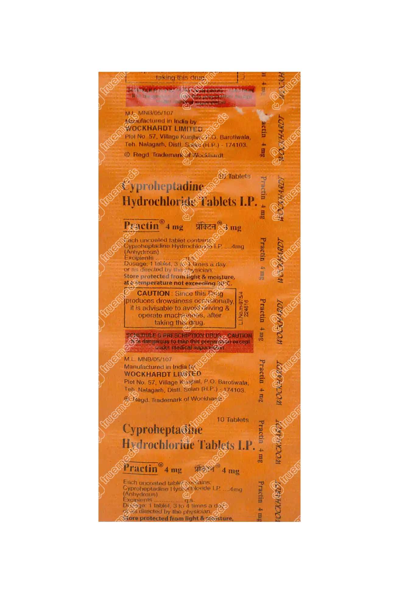 Practin 4 Mg Tablet 10 Uses, Side Effects, Dosage, Price Truemeds