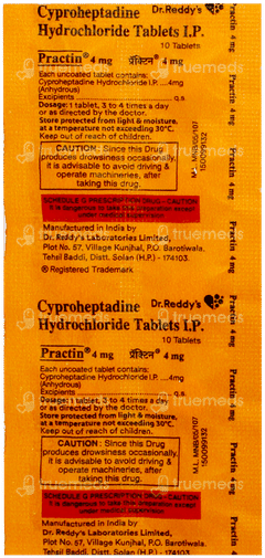Practin 4mg Tablet 10 Practin 4mg Tablet 10