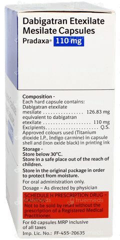 Pradaxa 110mg Capsule 10 Pradaxa 110mg Capsule 10