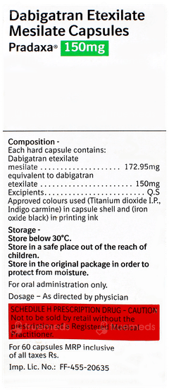Pradaxa 150mg Capsule 10