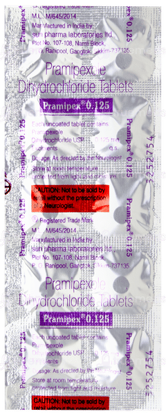 Pramipex 0.125 Tablet 10 Pramipex 0.125 Tablet 10