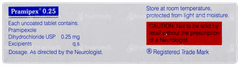Pramipex 0.25 Tablet 10 Pramipex 0.25 Tablet 10