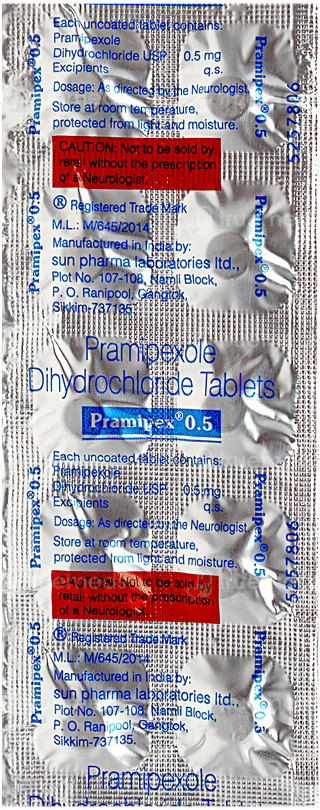 Pramipex 0.5 Tablet 10