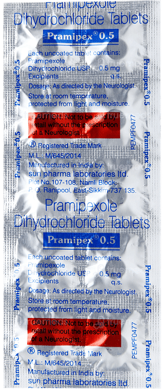 Pramipex 0.5 Tablet 10