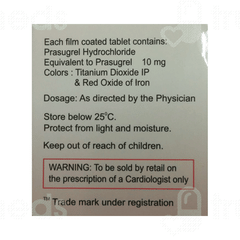 Prasusafe 10 Tablet 10 Prasusafe 10 Tablet 10