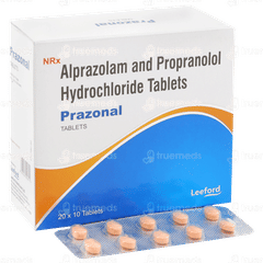 Prazonal 0.25/20 Mg Tablet 10 Prazonal 0.25/20 Mg Tablet 10