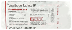 Prebose 0.2 Mg Tablet 10 Prebose 0.2 Mg Tablet 10
