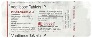 Prebose 0.2 Mg Tablet 10