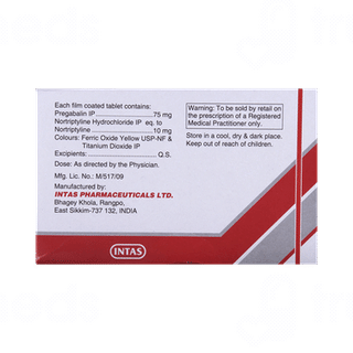 Pregabid Nt 75/10 MG Tablet 15