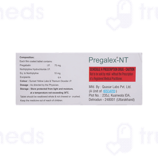 Pregalex Nt 75/10 MG Tablet 10