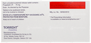 Pregalin Sr 75 Tablet 10