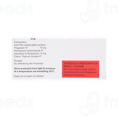Preganza Nt 75/10 MG Tablet 10