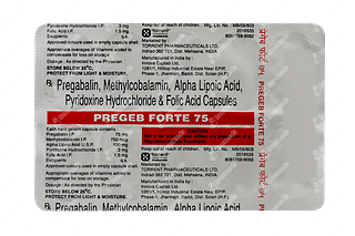 Pregeb Forte 75 Capsule 10