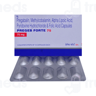 Pregeb Forte 75 Capsule 10