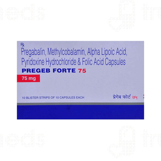 Pregeb Forte 75 Capsule 10