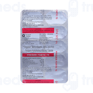 Pregeb Forte 75 Capsule 10