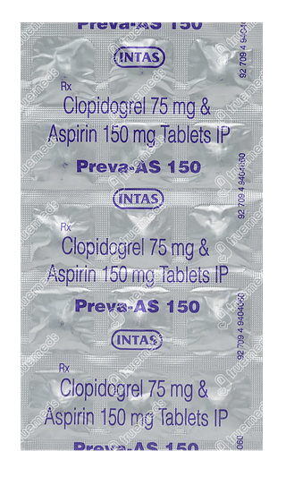 Preva As 150/75 MG Tablet 15