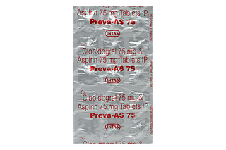 Preva As 75/75 MG Tablet 15