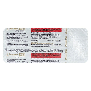 Prevamet Xl 25 Tablet 10