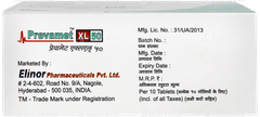 Prevamet Xl 50 Tablet 10