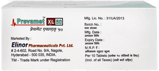 Prevamet Xl 50 Tablet 10