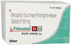 Prevamet Xl 50 Tablet 10