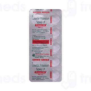 Prezar 50 MG Tablet 10