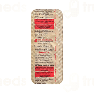 Prezar H 50/12.5 MG Tablet 10