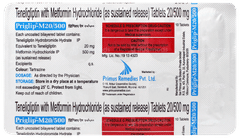 Priglip M 20/500 MG Tablet 10