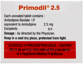 Primodil 2.5 Tablet 10