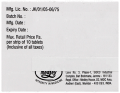 Primodil 2.5 Tablet 10 Primodil 2.5 Tablet 10