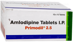 Primodil 2.5 Tablet 10 Primodil 2.5 Tablet 10