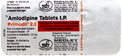 Primodil 2.5 Tablet 10 Primodil 2.5 Tablet 10
