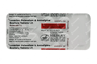 Primodil L 50/5 MG Tablet 10