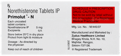 Primolut N Tablet 10
