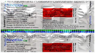 Princiclav 625 Tablet 10