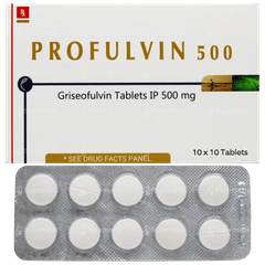 Profulvin 500 Tablet 10 Profulvin 500 Tablet 10