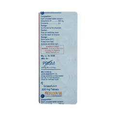 Profulvin 500 Tablet 10 Profulvin 500 Tablet 10